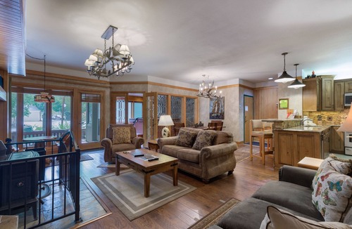 Mountain House Condo | Quiet Location, Private Indoor Hot Tub w/Mountain Views, Close to the Lifts