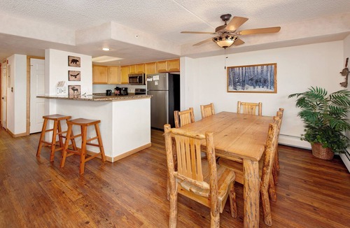 Frisco Condo | Relax lakeside after you ski! Walk to free Ski Shuttle & restaurants!