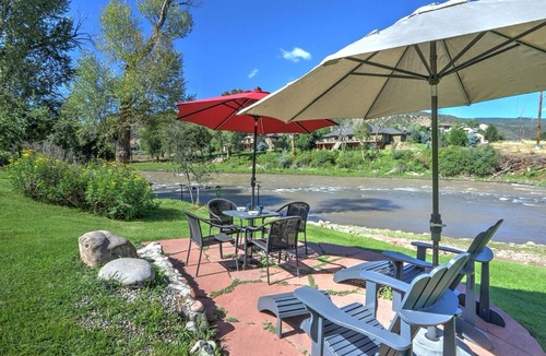 Glenwood Springs Apartment | Relaxing River's Edge Condo w/Private Beach, Fishing/Boat Access, 33 mi 2 Aspen