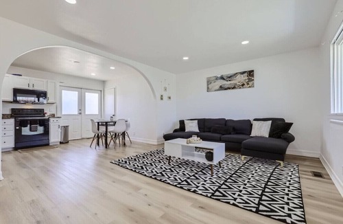 Montbello House | Remodeled 4BR Home: 2 Kitchens, Big Yard, Firepit, Near Downtown