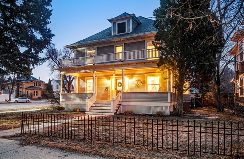 Old North End House | Renovated Victorian in Old North End with alfresco dining, wet bar & central AC