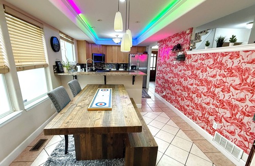 Curtis Park House | RiNo Party Palace: Hot Tub, Game Room, Theater Area— Your Downtown FUN HQ!