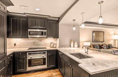 Avon Condo | ! RITZ FALL COLORS NOW! LUXURY 1BR-HIKE BIKE POOL w/VIEWS, 2 DECKS/FIREPLACES