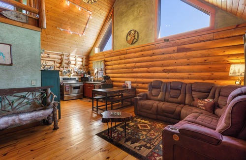 Eagle Rock Cabin | Riverfront Cabin w/Fire Pit - Pet Friendly - Near Table Rock Lake
