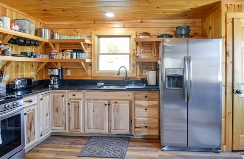 Groton Cabin | Riverfront Rumney Vacation Rental w/Fire Pit!