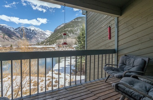 Telluride Condo | RIVERSIDE B201- Lovely Downtown Condo on the River w/Stunning Views