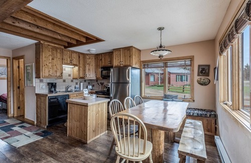 Clark Ski Chalet | Rustic but comfortable mountain cabin with large porch and gorgeous scenery.