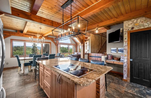 Steamboat Springs House | Rustic Mountain Home on 10 Acres - Deck w/Great Views - Hot Tub/Fire Pit