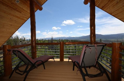 Granby House | Secluded Log Home with Mountain View