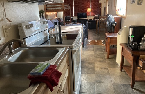 Parshall Apartment | Self care Spa amenities Remote wilderness location no crowds.nAdequate vehicle!