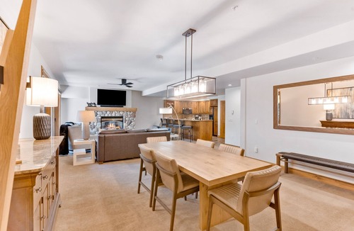 Steamboat Springs Condo | Ski-in/out condo with W/D, gas fireplace, pool, hot tub, & free WiFi