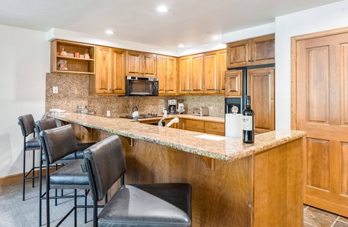 Steamboat Springs Condo | Ski-in/out condo with W/D, gas fireplace, pool, hot tub, & free WiFi