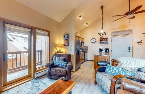 Four O'Clock Condo | Ski-in/ski-out retreat with wraparound decks, hot tubs, ski views