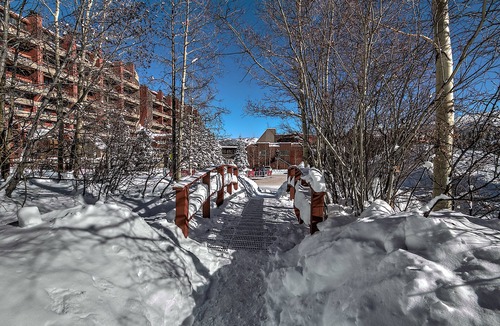 Peak 9 Apartment | Ski in Ski out Studio up to 4 people. King size bed. 50 feet to Superchair!