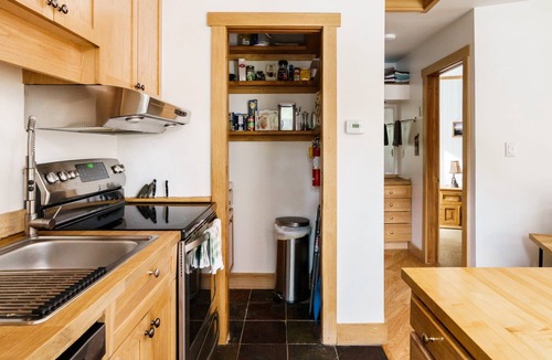 Peak 8 Condo | Slope Side Lodge Apt. Surrounded by Nature Steps to the Bus - Fast WiFi