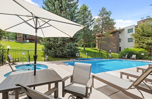 Snowmass Village Condo | Snowmass Retreat! Balcony w/Grill, Outdoor Pool & Hot Tub, Wood FP, Walk to Village & Hiking Trails