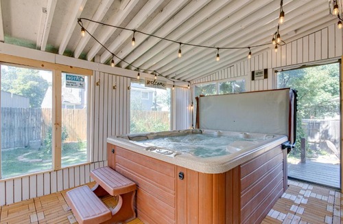 Aurora House | Spacious Aurora Retreat with Game Room and Hot Tub!