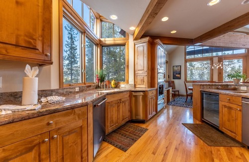 Elk Run House | Spacious Decks with Private Hot Tub Near Nordic Center and Golf Course!
