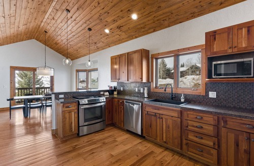Steamboat Springs House | Spacious Home with fenced backyard oasis and private hot tub