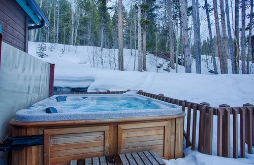 Warrior's Mark House | Spacious townhome, walk to downtown, private hot tub!