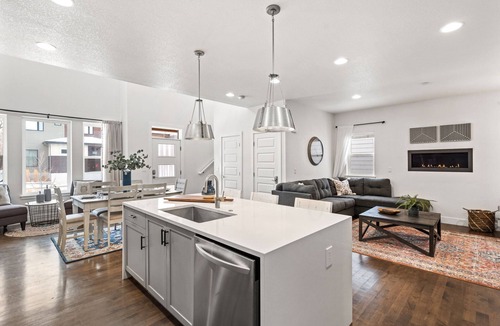 Old Town North House | Steps from River & Old Town - Hot Tub & King Bd
