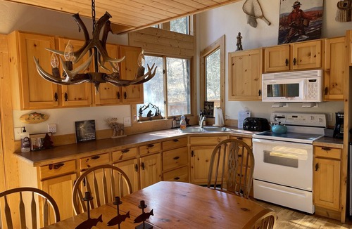Bellvue Cabin | Storybook Cabin - Private Stream, Incredible Canyon View, Starlink Internet