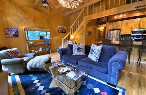 Durango - Purgatory Cabin | Stunning Riverside Cabin w/Private Hot Tub, Spacious Yard, Full Kitchen, Grill