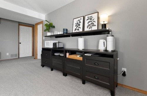 Briargate Apartment | The Dwelling Place-nSpacious 2BR Fireplace Big TV Private Lower Level Two Parks