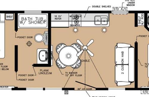 Bayfield House | The Fox Den Cabin #14 at Blue Spruce RV Park & Cabins