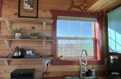 Lazear House | The Turquoise Door at Triple View Tiny Houses