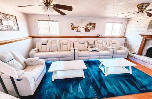 Briargate Villa | Theater Room Pet Friendly Near AF Academy Peaceful