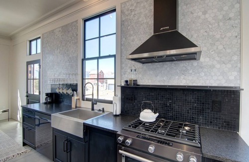 Buena Vista House | This 2 bedroom, 1 bathroom modern loft 2nd floor apartment sleeps up to 4 guests