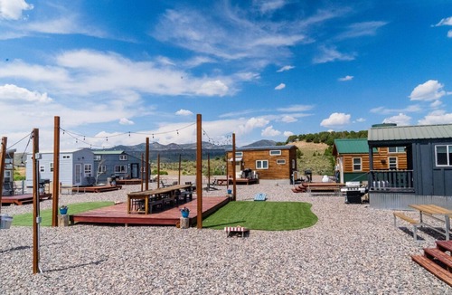 Meeker House | Tiny Home built on "Tiny House Nation" with one Queen bed in a loft and twin on main floor. Sleeps: 3