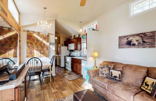 Woodland Park Cottage | Tiny home cottage w/mountain view, kitchen & firepit - dogs OK