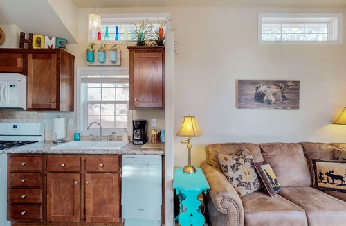 Woodland Park Cottage | Tiny home cottage w/mountain view, kitchen & firepit - dogs OK
