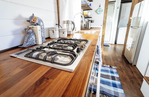 Cascade-Chipita Park House | Tiny House in the Big Mountains with Hot Tub & EV Charger! Near CO Springs!