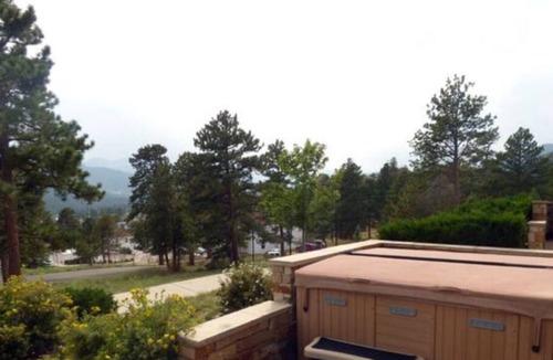 Stanley Hills Condo | Unique, cozy, mountain condo, relax on patio and outdoor hot tub!