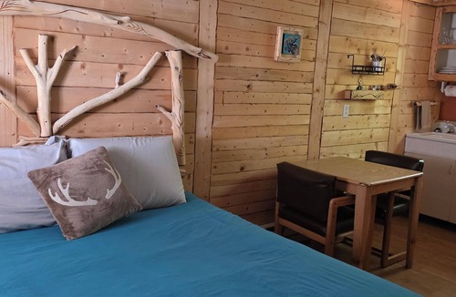 Cedaredge Cabin | “Unit 3 at the Cedaredge Lodge: Snuggle In With Your Pet in True Colorado Style”