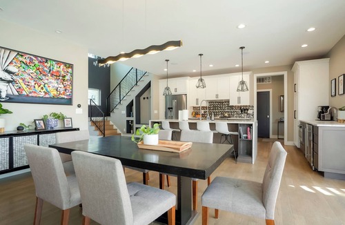 Sunnyside House | Urban Perfection! Modern Home, 2 Primary BRs, hot tub, boccee, game room, patio.