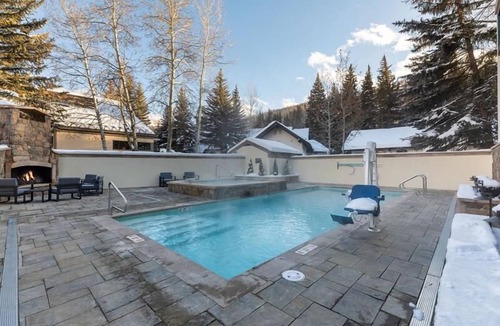 Vail Condo | # Villa Cortina Vail Village, Walk To Lifts, Outdoor Heated Pool