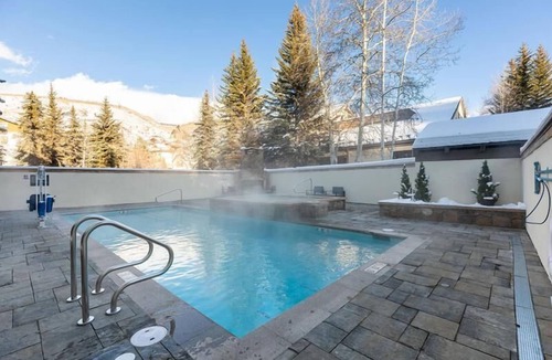 Vail Condo | # Villa Cortina Vail Village, Walk To Lifts, Outdoor Heated Pool