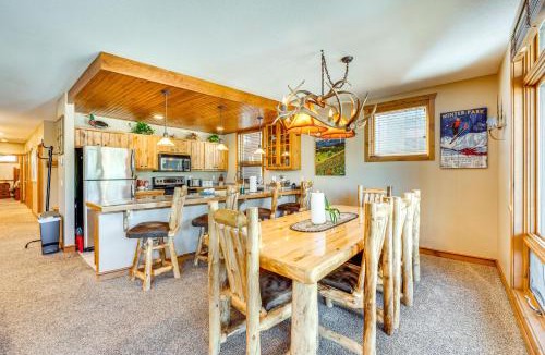 Old Town Apartment | Walk to Gondola Condo with Deck in Winter Park!