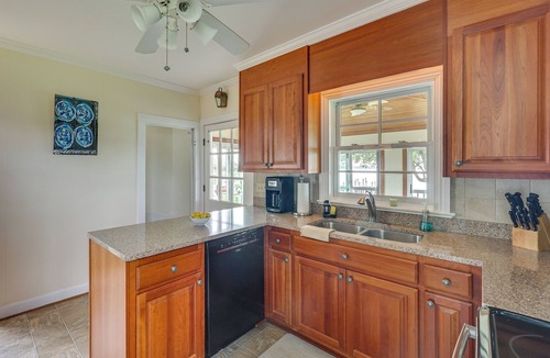 Wicomico Church House | Waterfront Home with Large Yard, Dock & Bay View