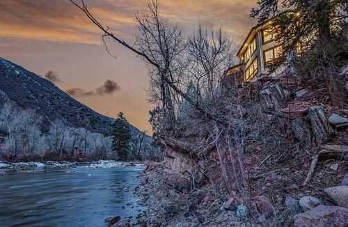 Basalt Villa | Waterfront Luxury Mountain Retreat