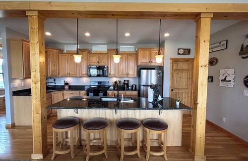 Granby House | Your home away from home with private hot tub, game room, and majestic views