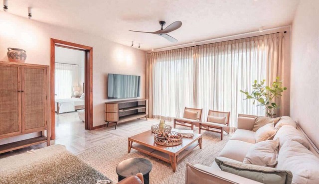 Bright Beachfront Apartment in Las Terrenas in Las Terrenas