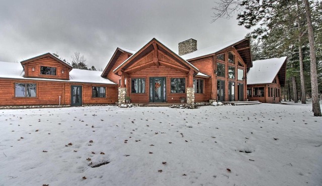 Dock, Fire Pit & Beach! Expansive Ruth Lake Home