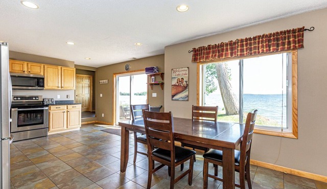 Spacious Duplex on Sandy, Private Beach! 5 Bedroom - 3.5 Bath MN Lake Cabin in Pelican Rapids