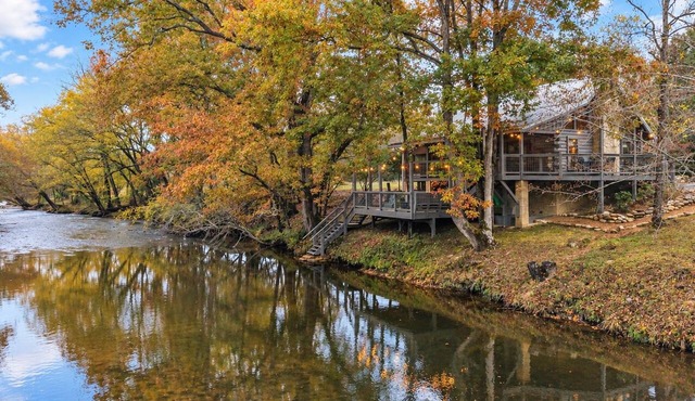 Ultimate Riverfront Cabin Retreat Private Swimming Hole Smoky Mountains