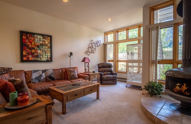 Bright and Open Mountain-Contemporary Condo One Block Off Main Street!